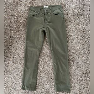 Taylor Stitch Slim All Day Pant in Olive Bedford